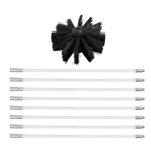 Kit spazzola spazza tubi - spazzola, aste